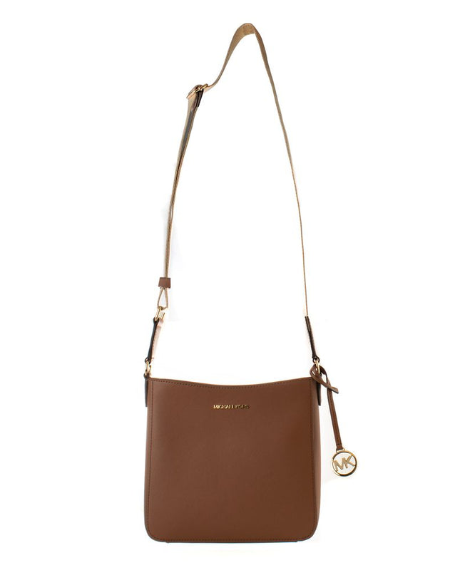 Brown Canvas Crossbody Bag