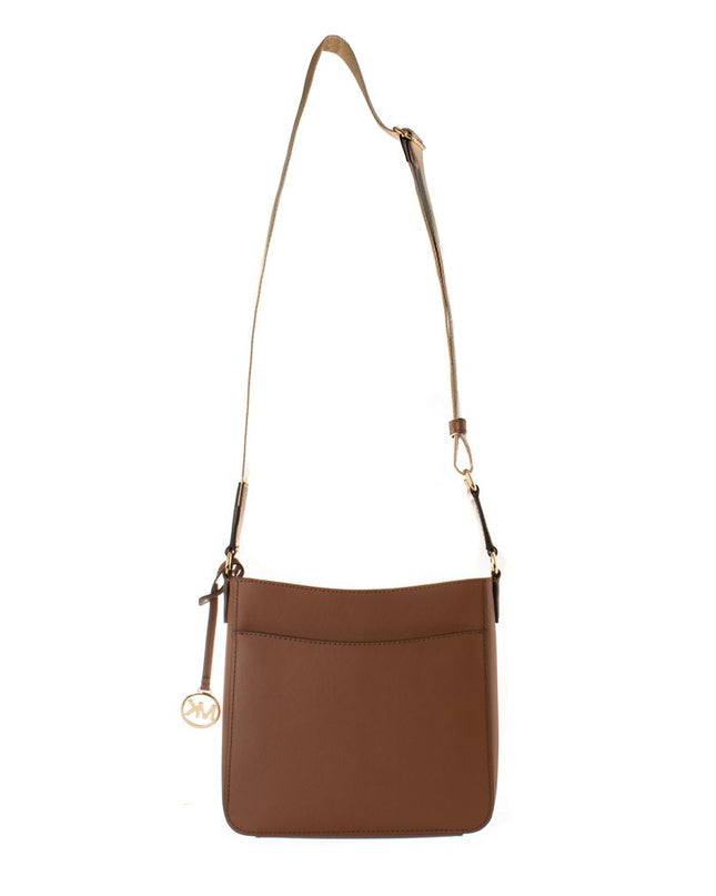 Brown Canvas Crossbody Bag