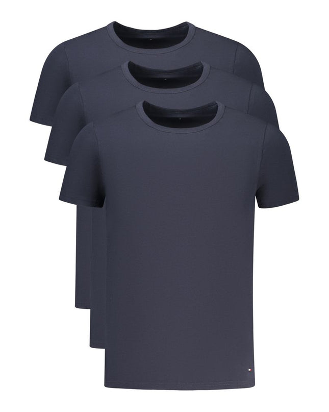 Blu Cotton Men T-Shirt