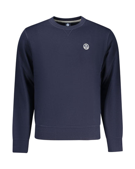 Blue Cotton Men's Sweatshirt