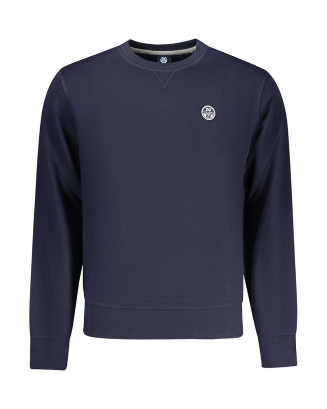 Blue Cotton Men's Sweatshirt