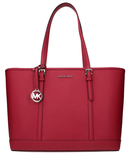 Red Leather Shoulder Bag