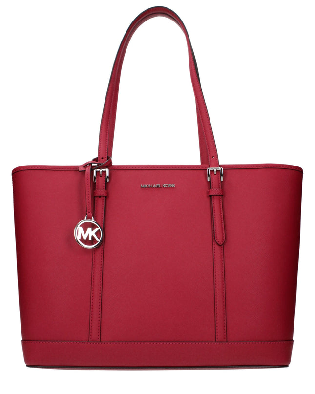 Red Leather Shoulder Bag