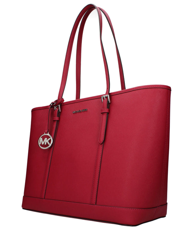 Red Leather Shoulder Bag