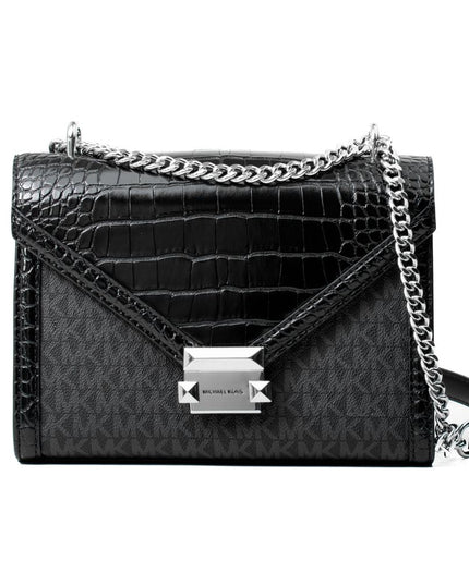 Black Canvas Crossbody Bag