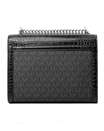 Black Canvas Crossbody Bag