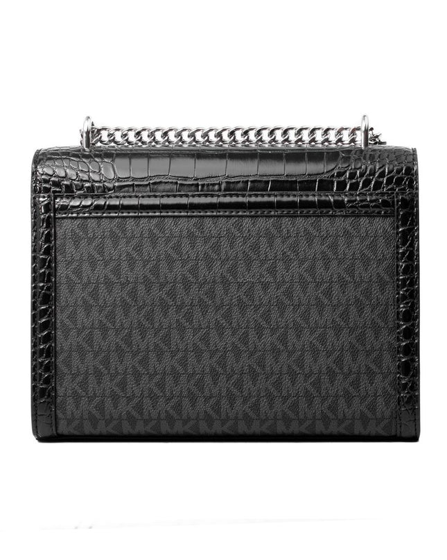 Black Canvas Crossbody Bag