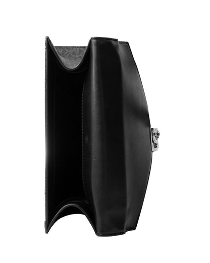 Black Canvas Crossbody Bag