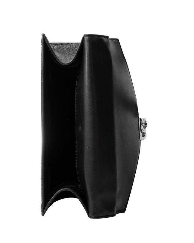 Black Canvas Crossbody Bag