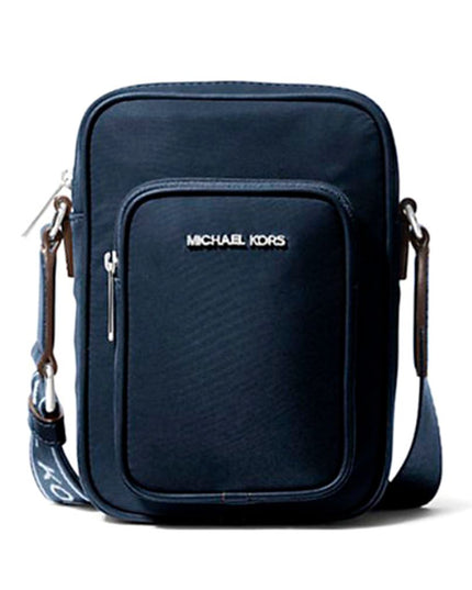 Blue Nylon Crossbody Bag