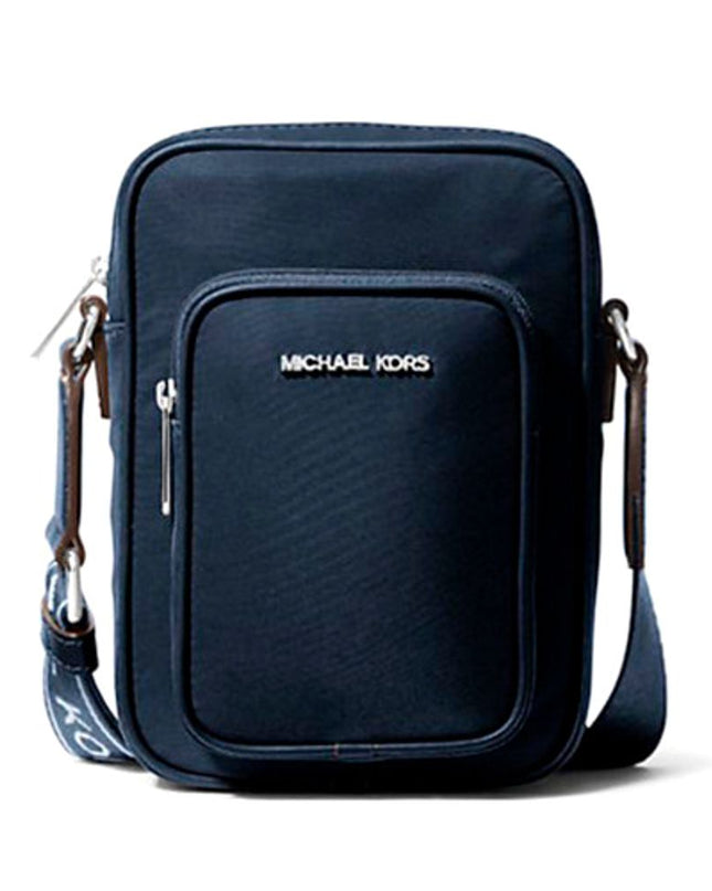 Blue Nylon Crossbody Bag
