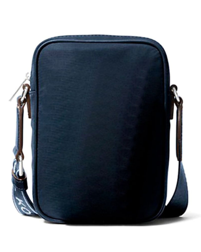 Blue Nylon Crossbody Bag