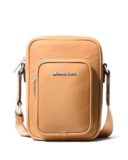Brown Nylon Crossbody Bag