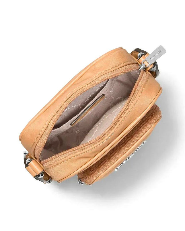 Brown Nylon Crossbody Bag