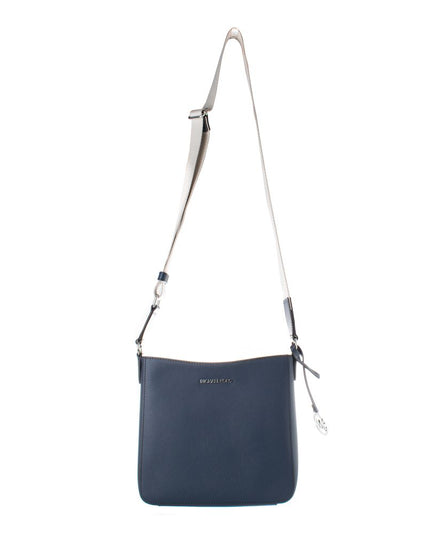 Blue Canvas Crossbody Bag
