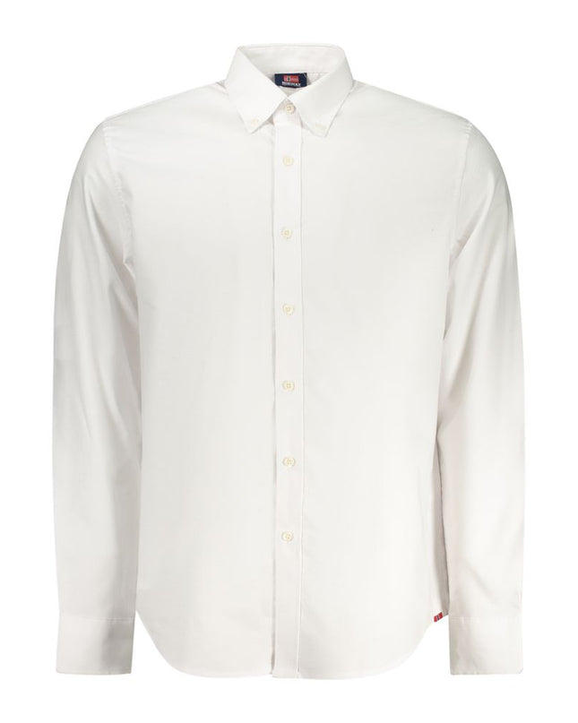 White Cotton Men's Shirt