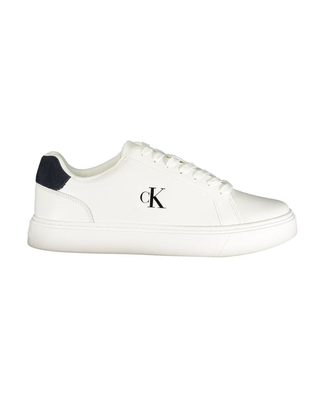 Bianco Poliuretano Uomo Sneaker