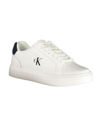 Bianco Poliuretano Uomo Sneaker