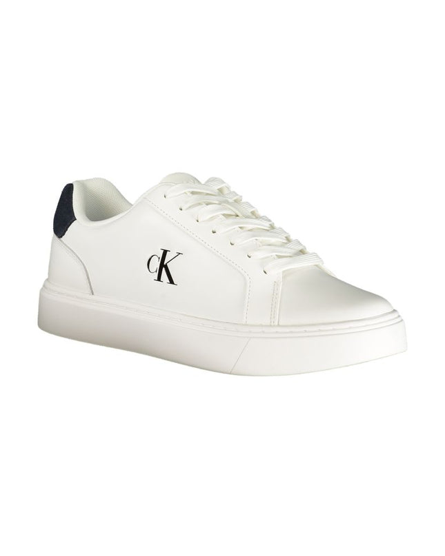 Bianco Poliuretano Uomo Sneaker