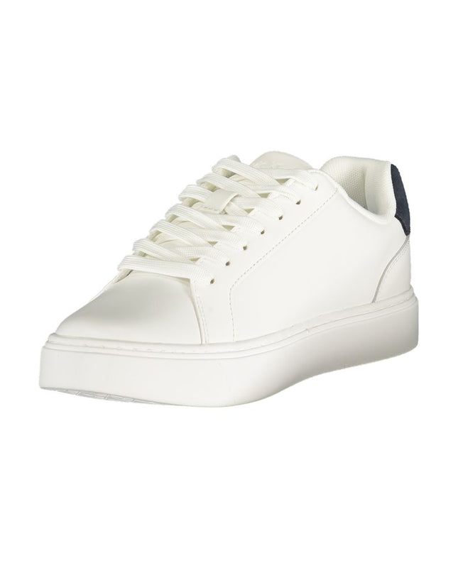 Bianco Poliuretano Uomo Sneaker