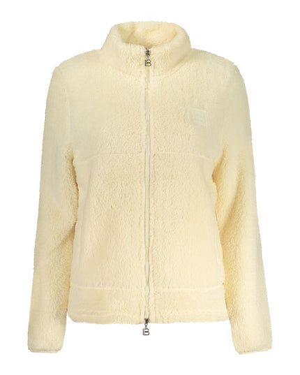 Beige Polyester Women Sweatshirt