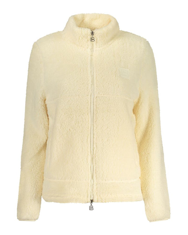 Beige Polyester Women Sweatshirt