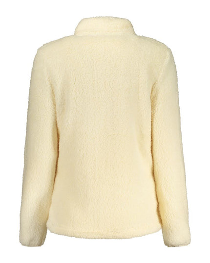 Beige Polyester Women Sweatshirt