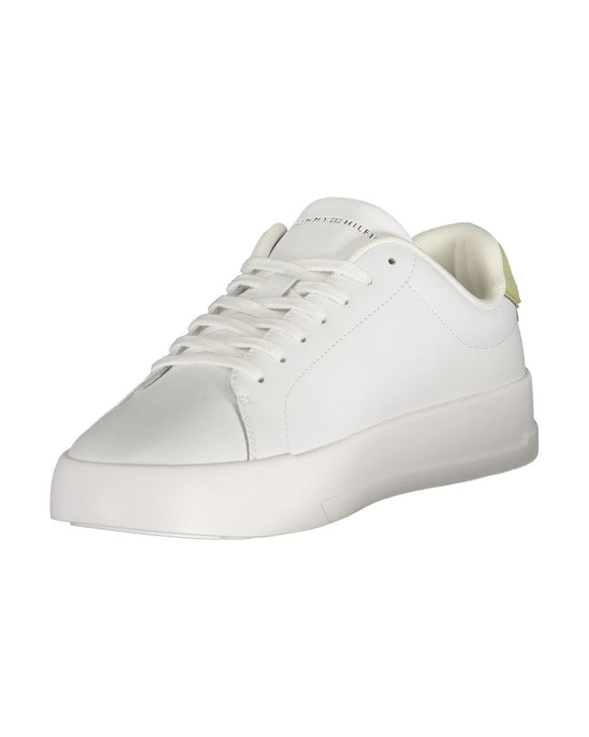 Bianco Polyurethane Men Sneaker