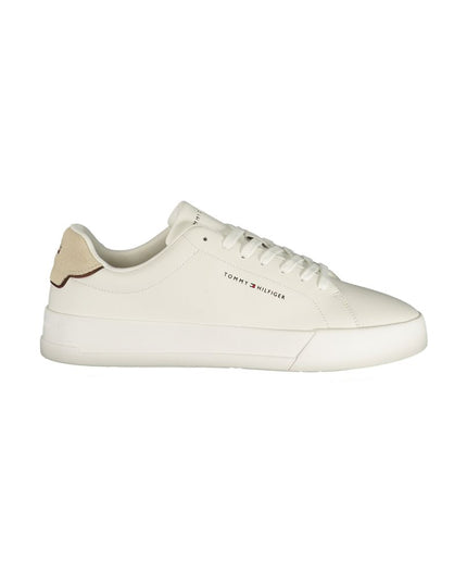 Bianco Polyurethane Men Sneaker