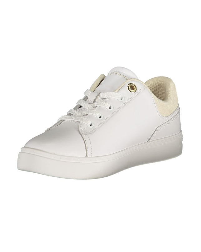 Bianco Polyurethane Women Sneaker