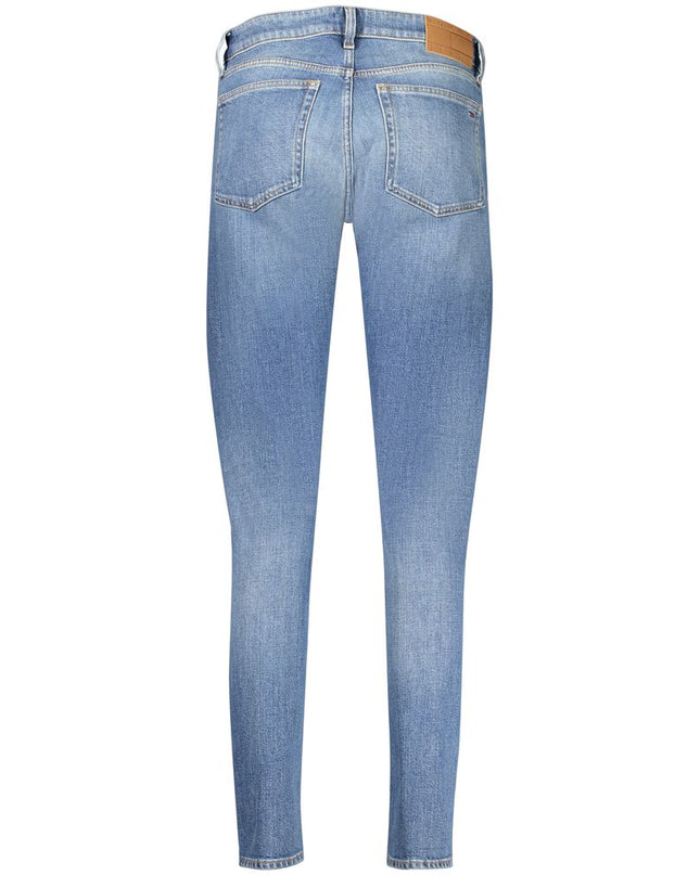 Blue Cotton Women's Slim Jeans