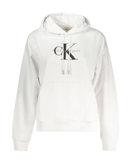 Bianco Cotton Women Sweatshirt