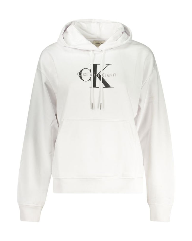 Bianco Cotton Women Sweatshirt