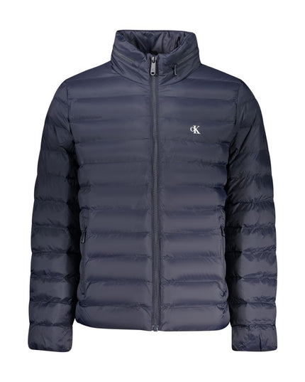 Blu Poliammide Men's Jacket