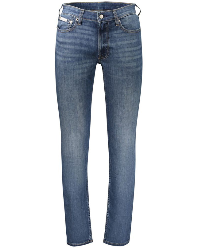 Blue Cotton Men's Jeans