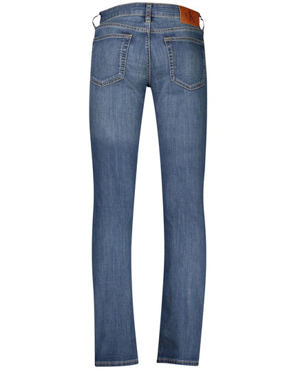 Blue Cotton Men's Jeans