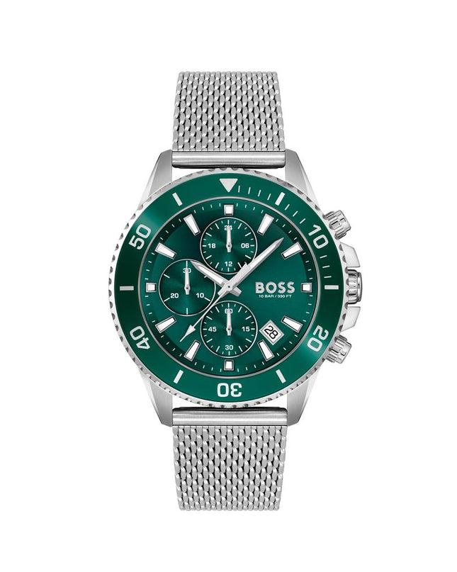 Gray Stainless Steel Dress Watch