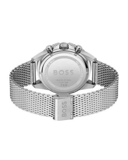 Gray Stainless Steel Dress Watch
