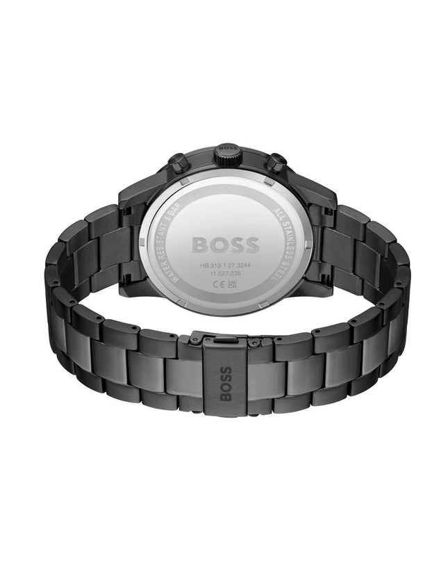 Gray Stainless Steel Dress Watch