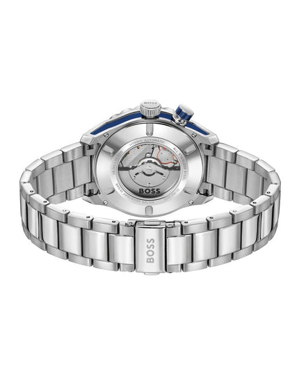 Gray Stainless Steel Dress Watch