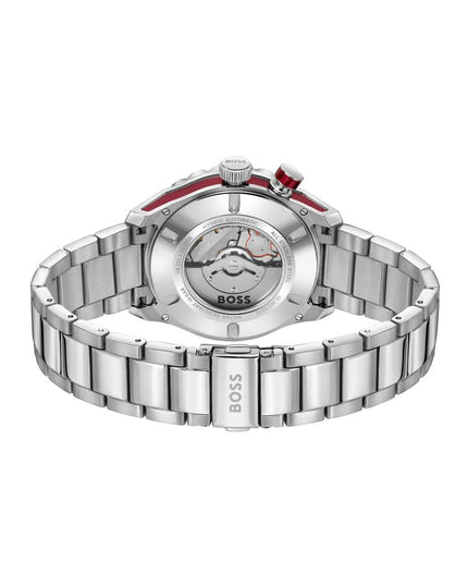 Gray Stainless Steel Dress Watch