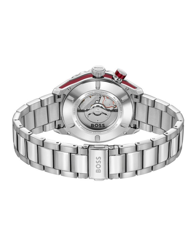 Gray Stainless Steel Dress Watch
