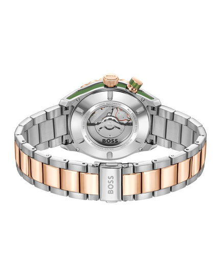 Gray Stainless Steel Dress Watch