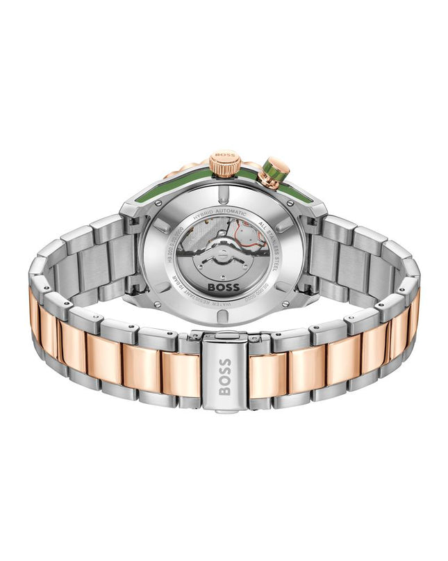 Gray Stainless Steel Dress Watch