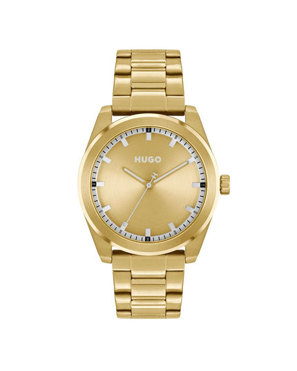 Gold Stainless Steel Dress Watch