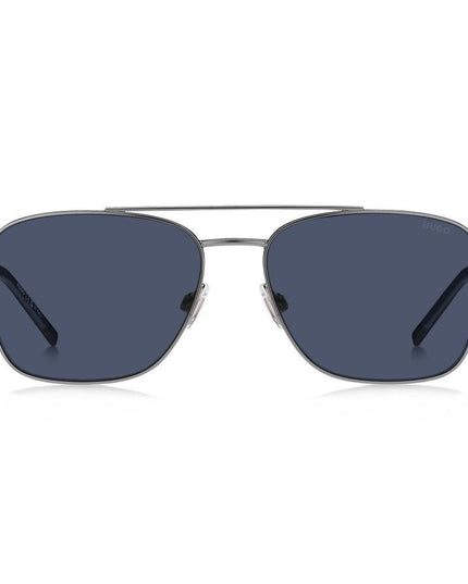 Gray Metal Sunglasses