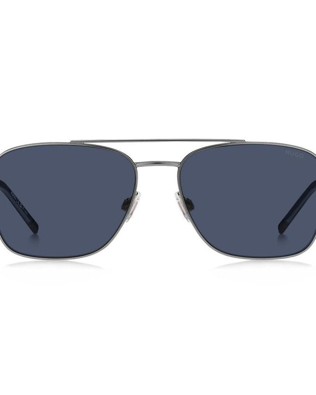 Gray Metal Sunglasses