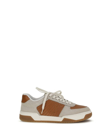 Multicolor Calf Leather Bos Taurus Athletic Sneakers