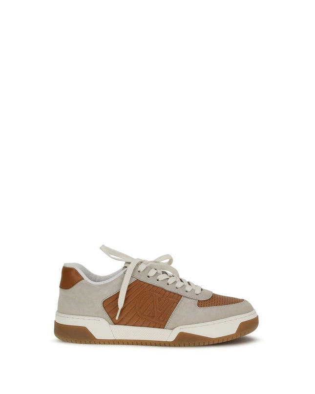 Multicolor Calf Leather Bos Taurus Athletic Sneakers