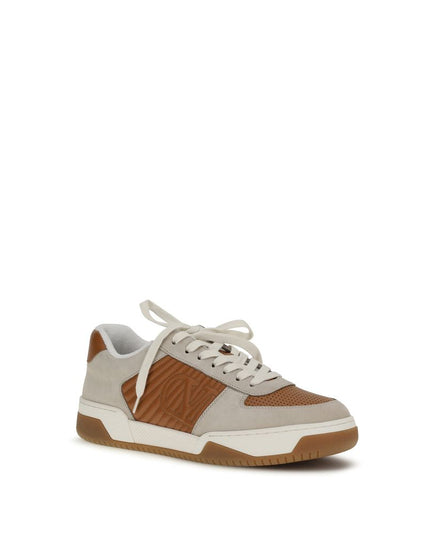 Multicolor Calf Leather Bos Taurus Athletic Sneakers
